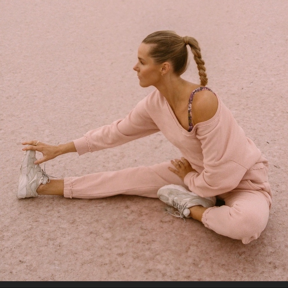 Spell Active Sweater in Dusty Pink XS